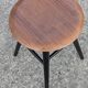 Scandinavian vintage minimalist stool Ilmari Tapiovaara, for Nesto 1960
