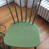 Pair of green chairs