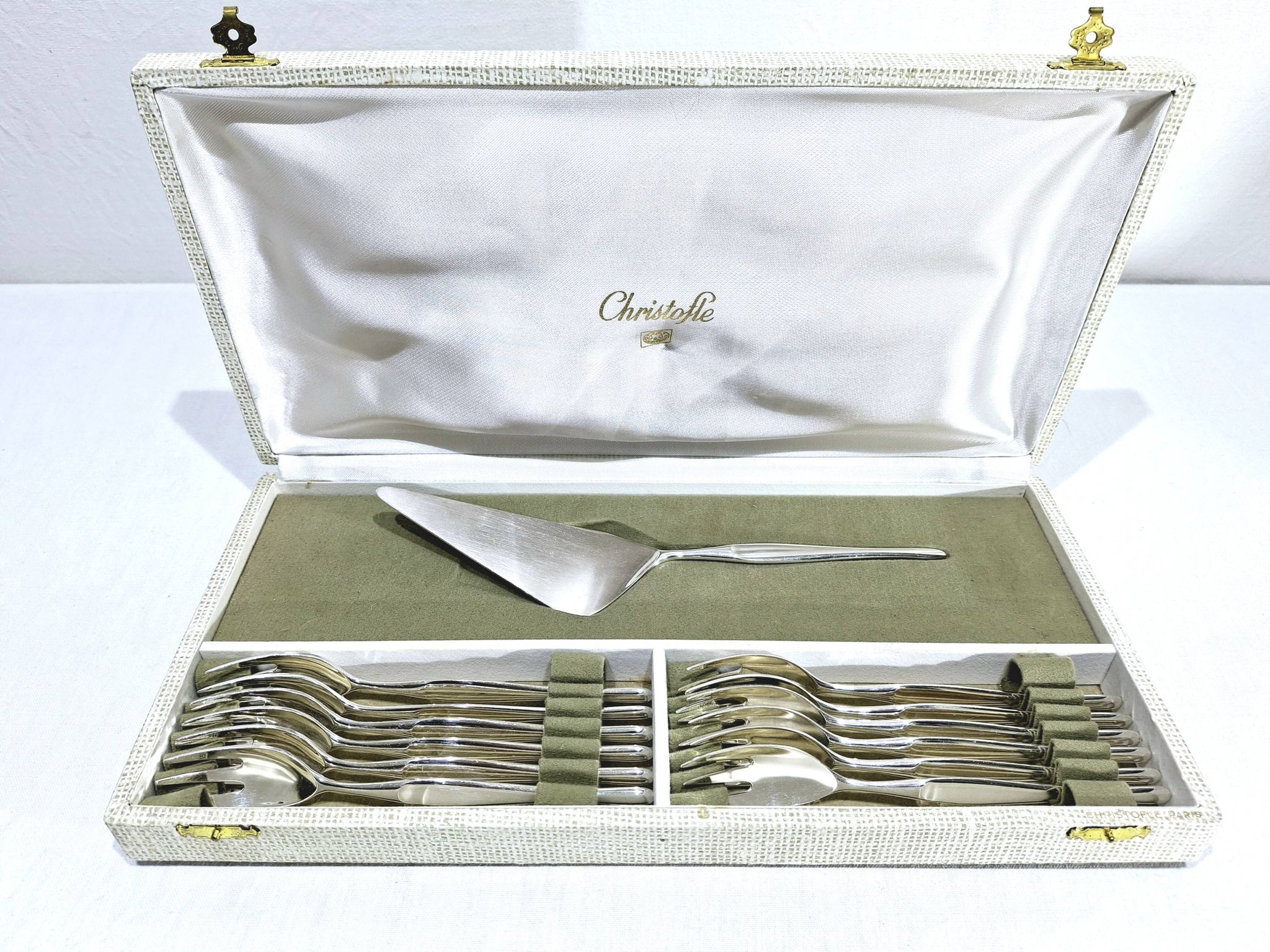Christofle – Silver-Plated Dessert Service Model Duo