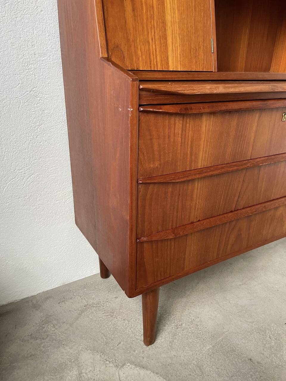 Danish teak secretary from the 60s