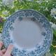 Set of 4 antique ironstone plates from Saint-Amand, "Jane" model.