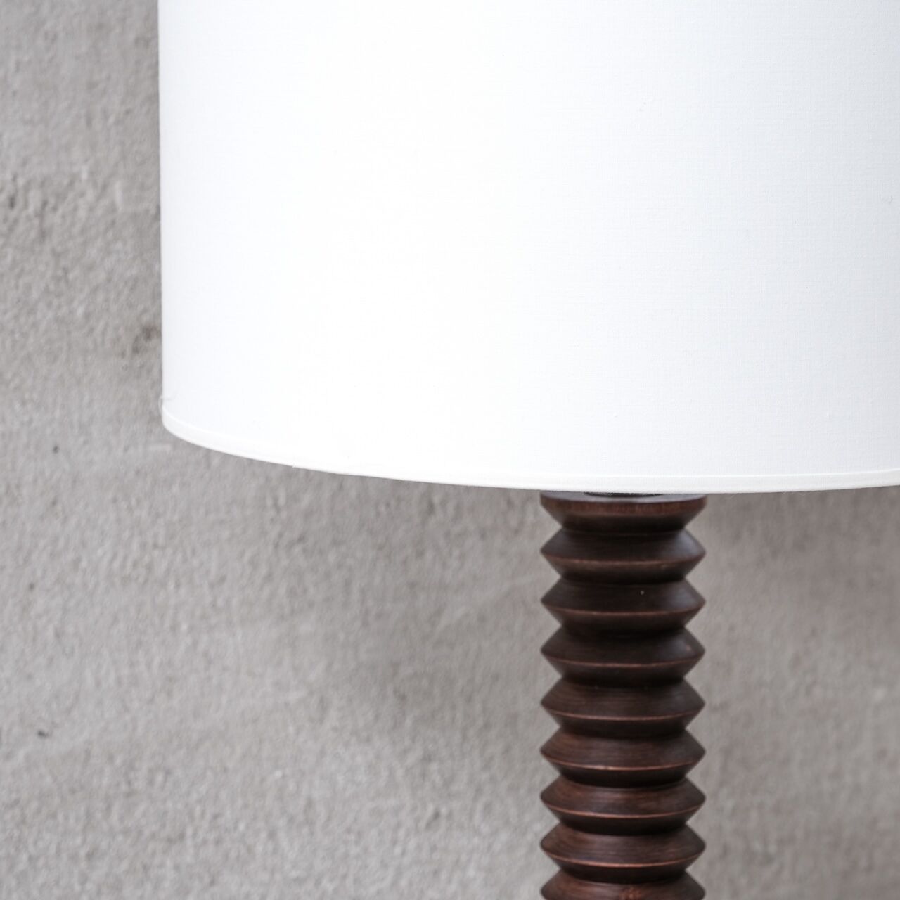 French oak table lamp