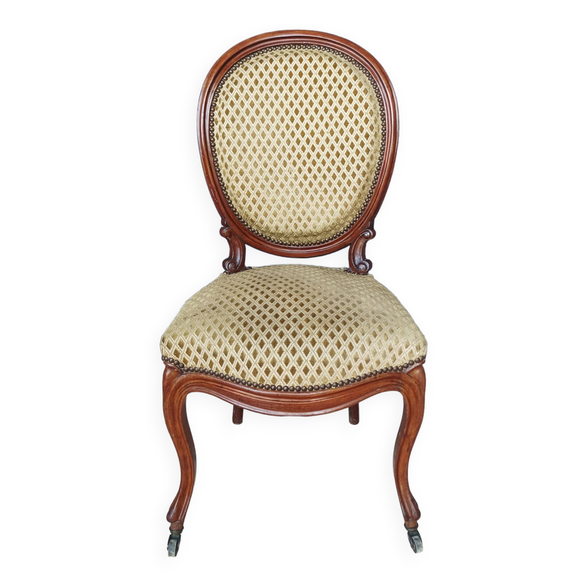 Louis XV mahogany chair