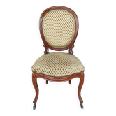 Chaise Louis XV en acajou