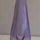 Purple glass piriform vase. Circa 1970.