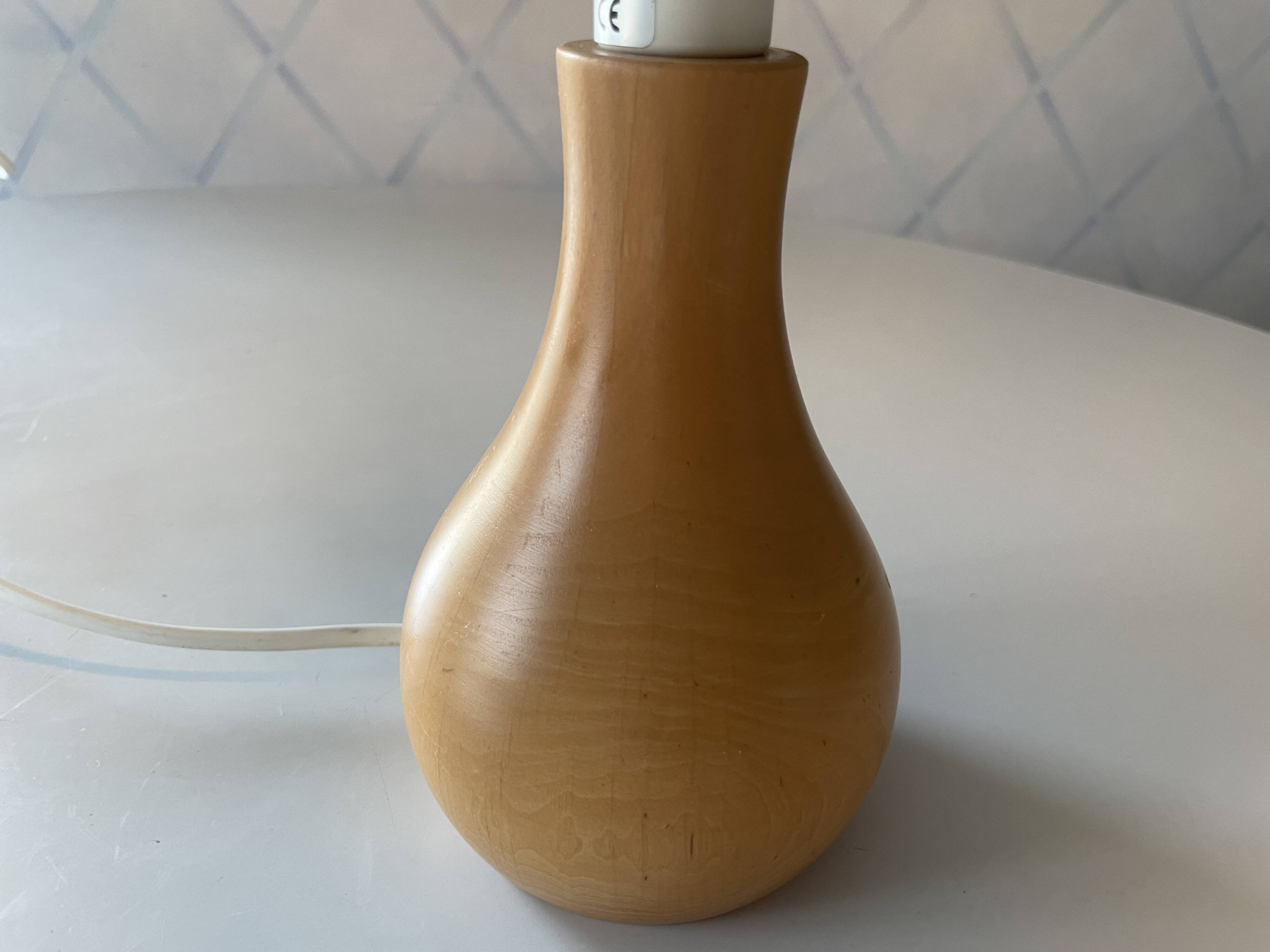 Wooden lamp from the 80s