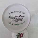 Mug, rose bush decor cup with lid and tea infuser