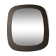Miroir fumé vintage, années 1970