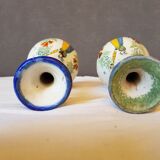 Pair of Quimper earthenware vases