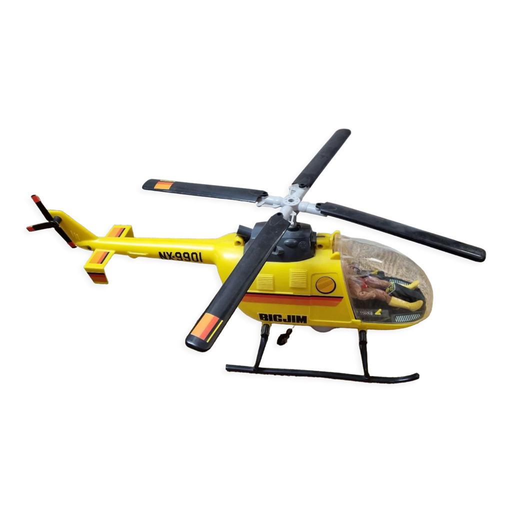 Big Jim Mattel Caisse Helicopter Commando Mattel 1977