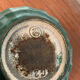 Enamelled cast iron ball vase art deco style