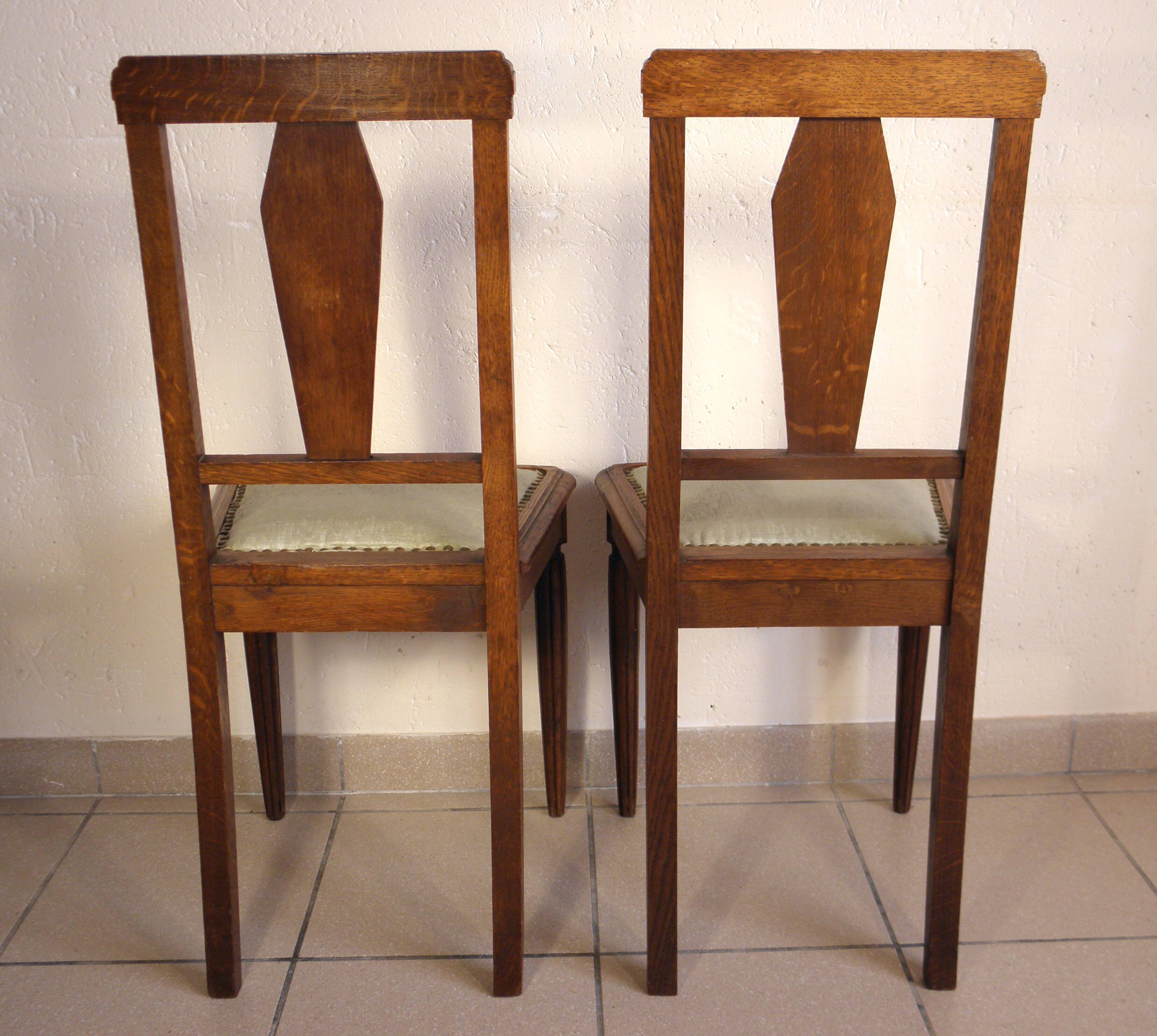 Art Deco pair of chairs