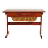 Table à coudre en teck par Kai Kristiansen pour vildbjerg møbelfabrik mk9364