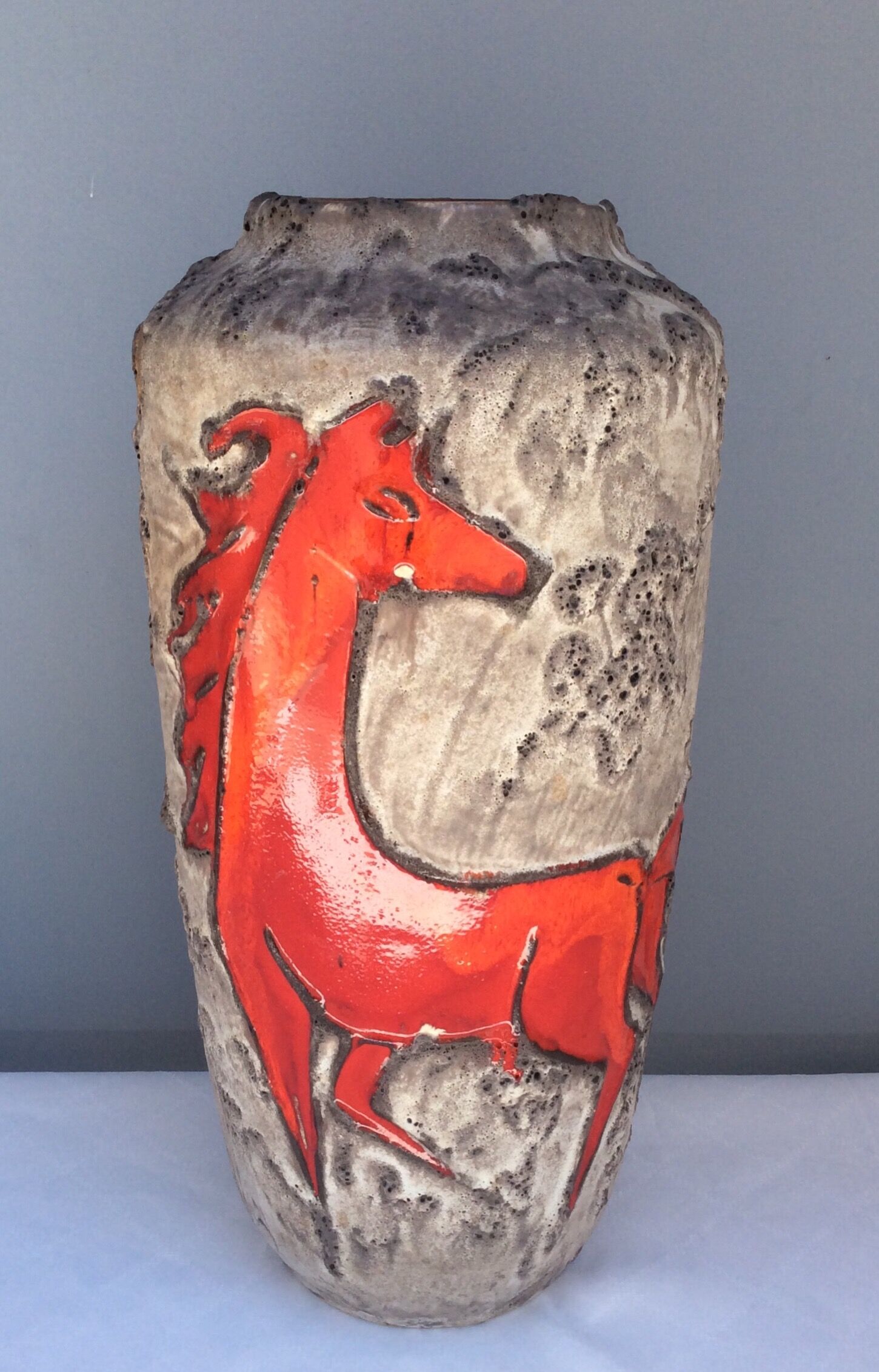 Vase Scheurich XL, West Germany of the 60s