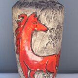 Vase Scheurich XL, West Germany of the 60s