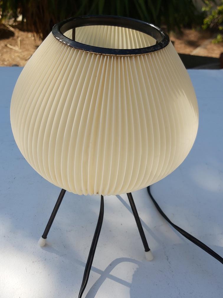 Rispal rodhoïd vintage lamp 50s