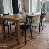Old refectory table 250cm