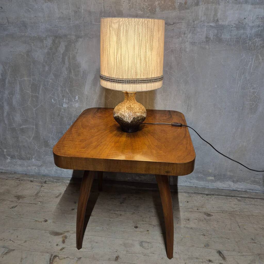 Mid-Century Ceramic Table Lamp, Czechoslovakia, 1960s–1970s