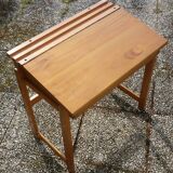 Wooden desk desk with locker