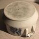 Large bowl in antique earthenware