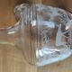 Carafe en verre décor biches et cerfs