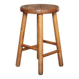 Vintage stool, wooden stool, occasional stool, plant stand, interior decor