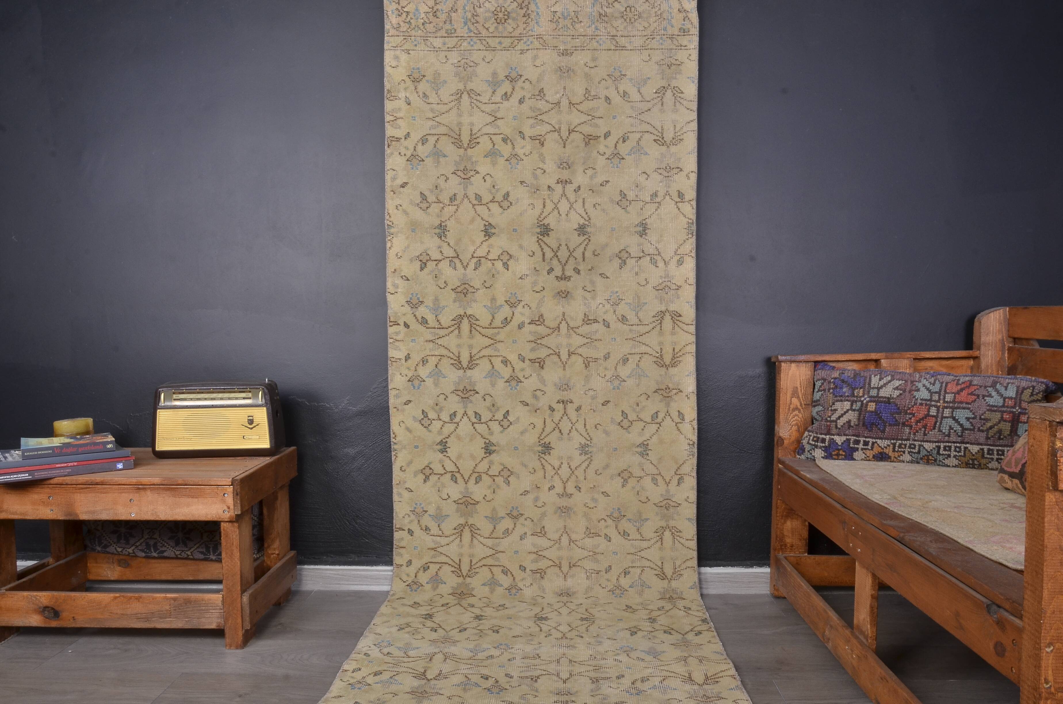 Decorative Bige Hallway Runner Rug sku 1910