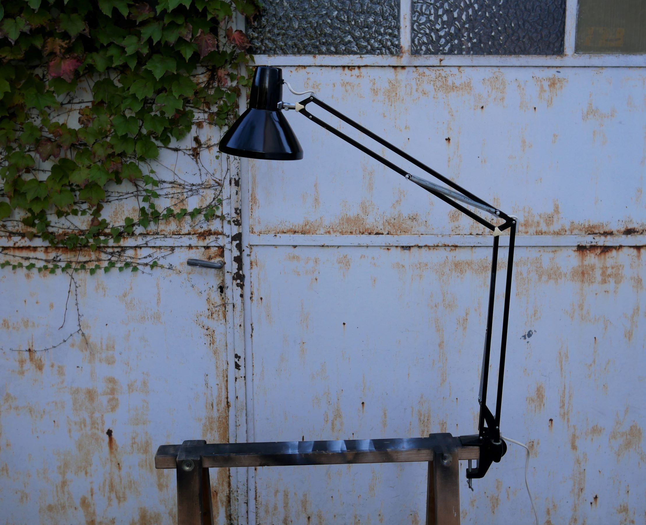 Black vintage architect lamp