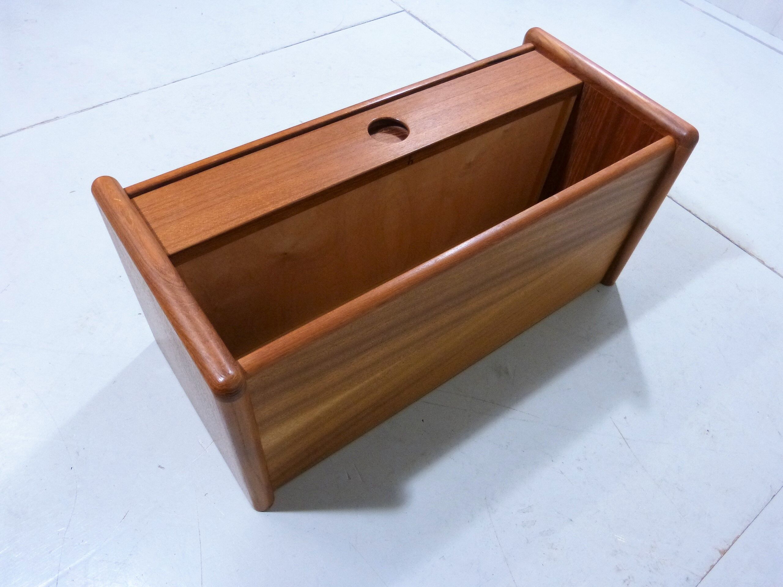 Danish teak wall console with drawer 1960's
