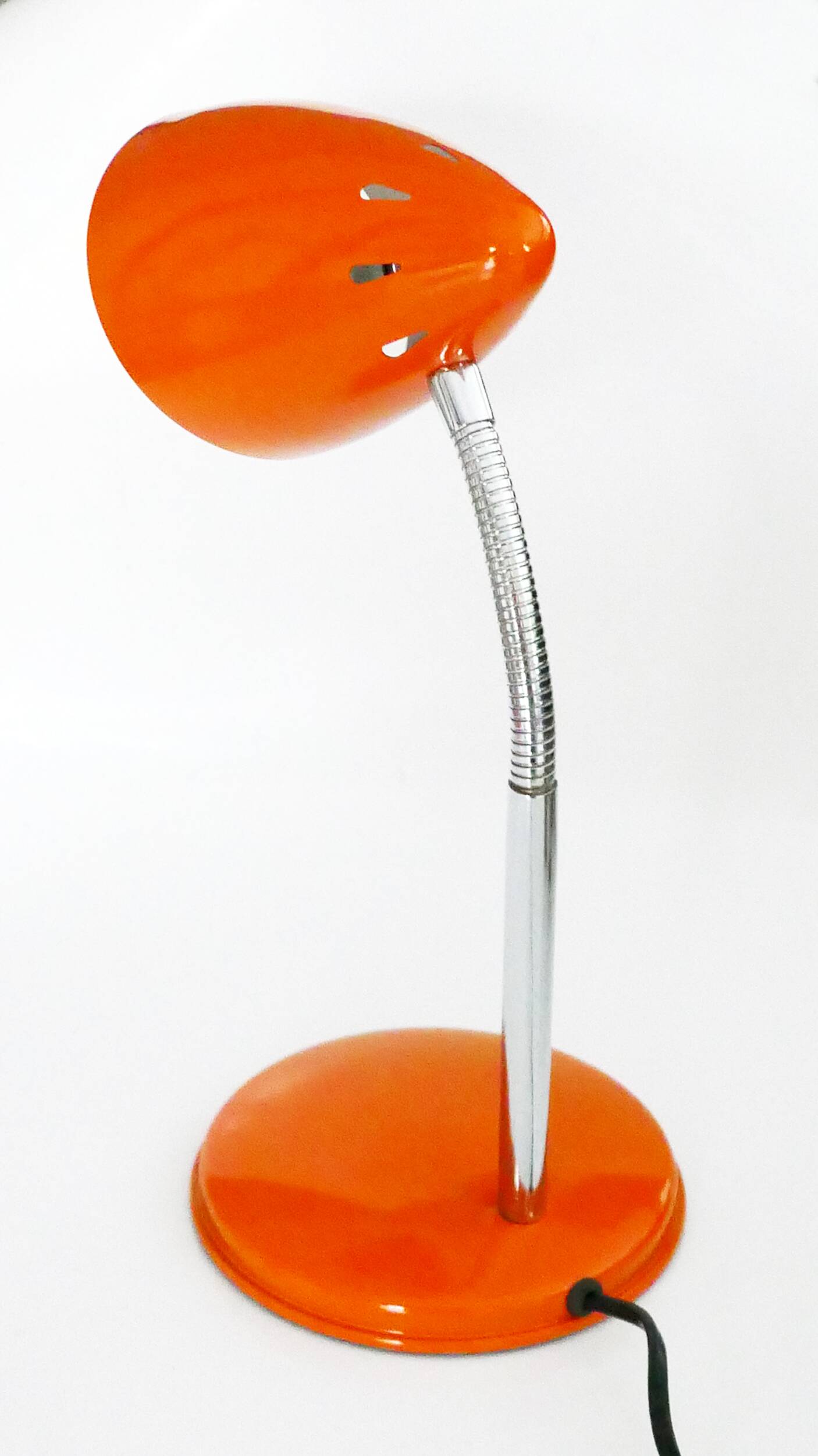 Lampe de bureau orange vintage années 70-80's