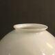 White glass globe