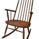 Fauteuil à bascule / Rocking Chair vintage en hêtre 1960 par Stol Kamnik