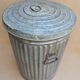 Original US Army Reeves Trash Can 1944-1941 - 24 Gallon Steel