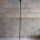 Postmodern vintage torchère floor lamp from the 1980s-1990s.