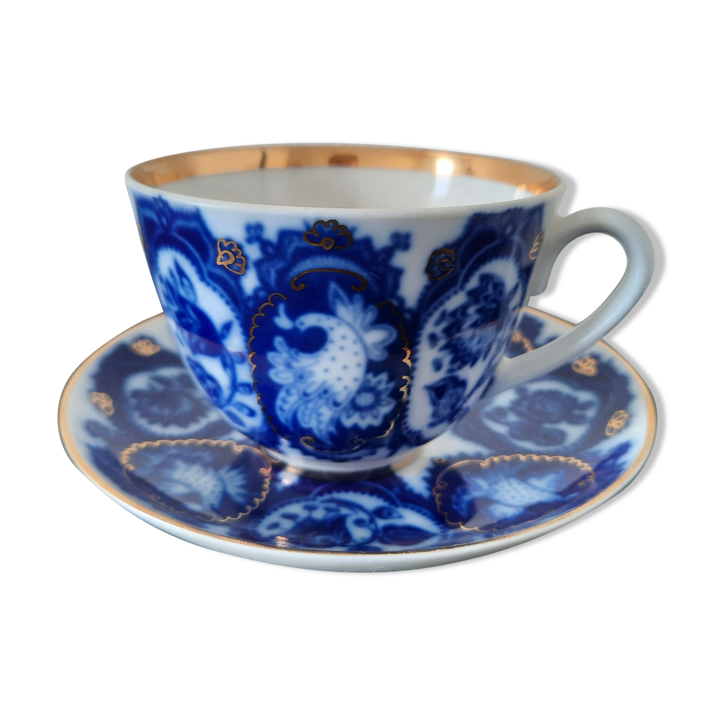 Russian porcelain tea cup