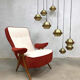 Vintage lounge chair fauteuil model 105 by Theo Ruth for Artifort