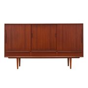 Teak highboard, Danish design, 1960s, production: Denmark