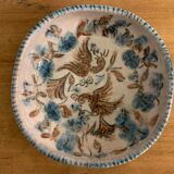 Blue glazed ceramic cup Cazaux Biarritz