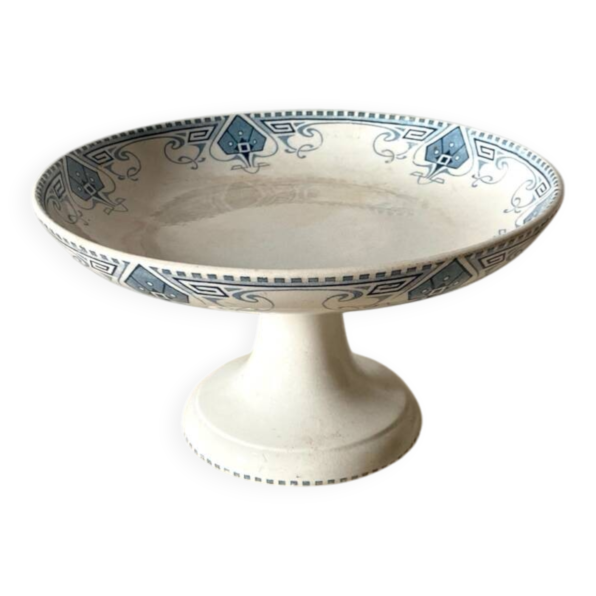 Earthenware fruit bowl, Terre de fer