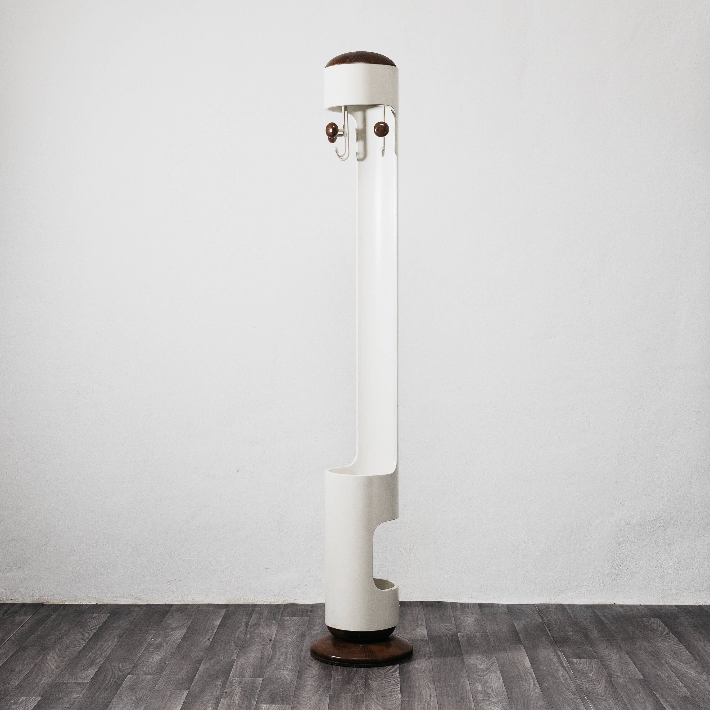Appendiabiti Vintage portaombrelli Attr. Joe Colombo, anni '60 Design
