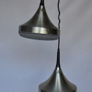 Vintage in glass and metal suspension