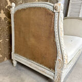 Louis XVI style alcove bed bench, 1900 period