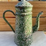 Old enamelled coffee maker