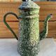 Old enamelled coffee maker