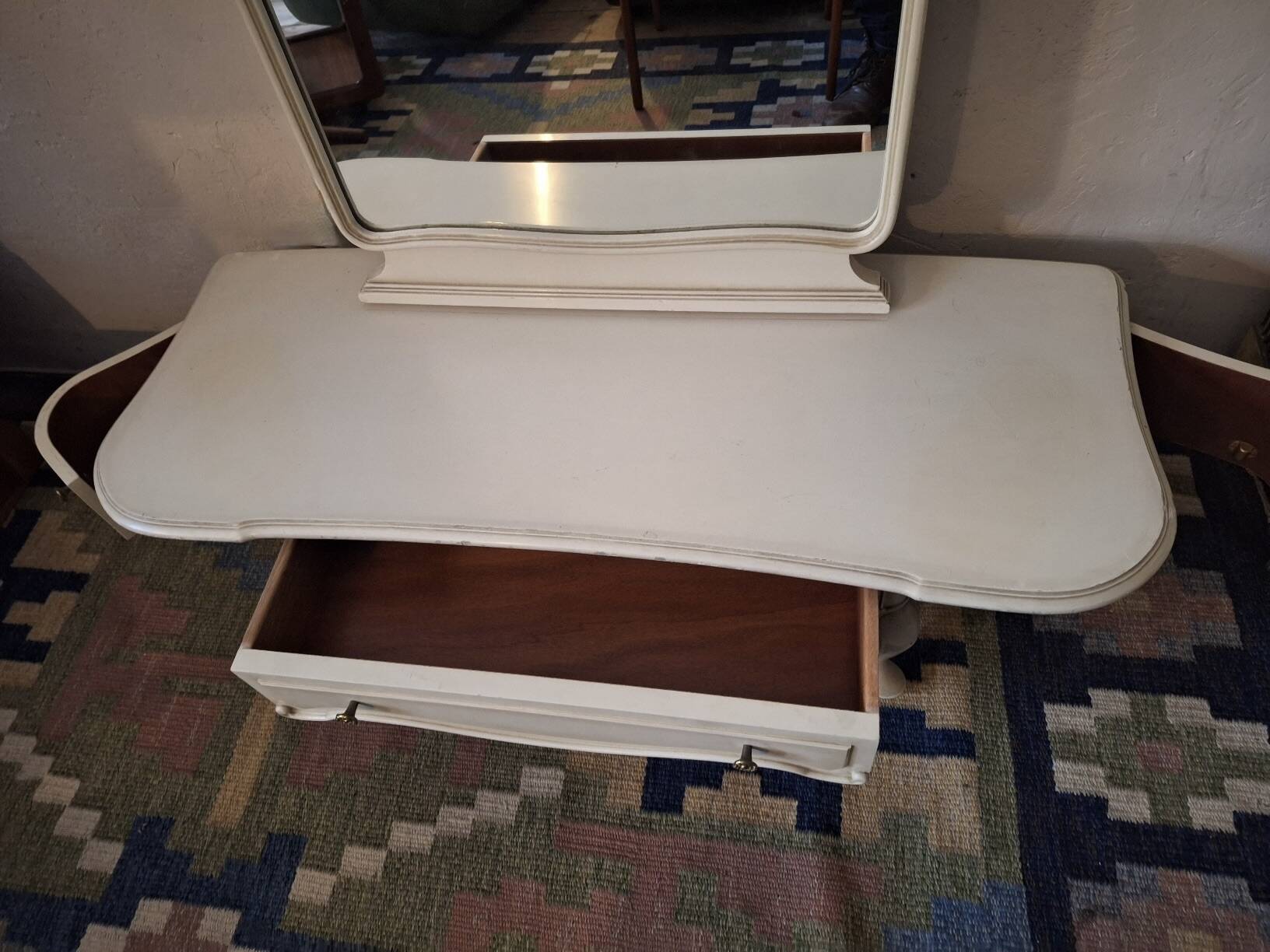 Vintage Boho standing mirror 1970-80