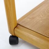 1970s Pair of Beech Armchairs and Coffee Table  by TON, Czechoslovakia