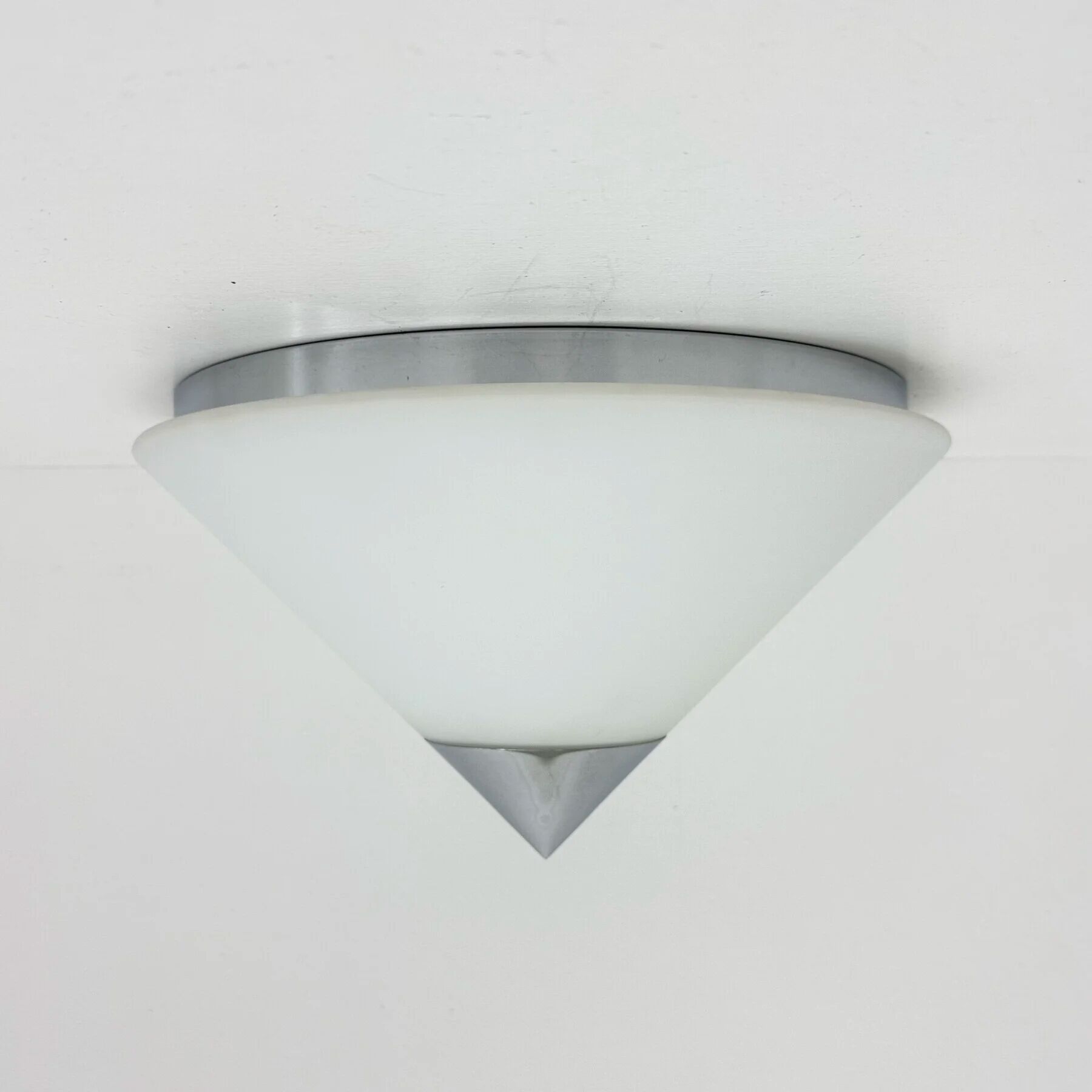 Limburg Glashütte wall ceiling lamp flush mount, 1970s