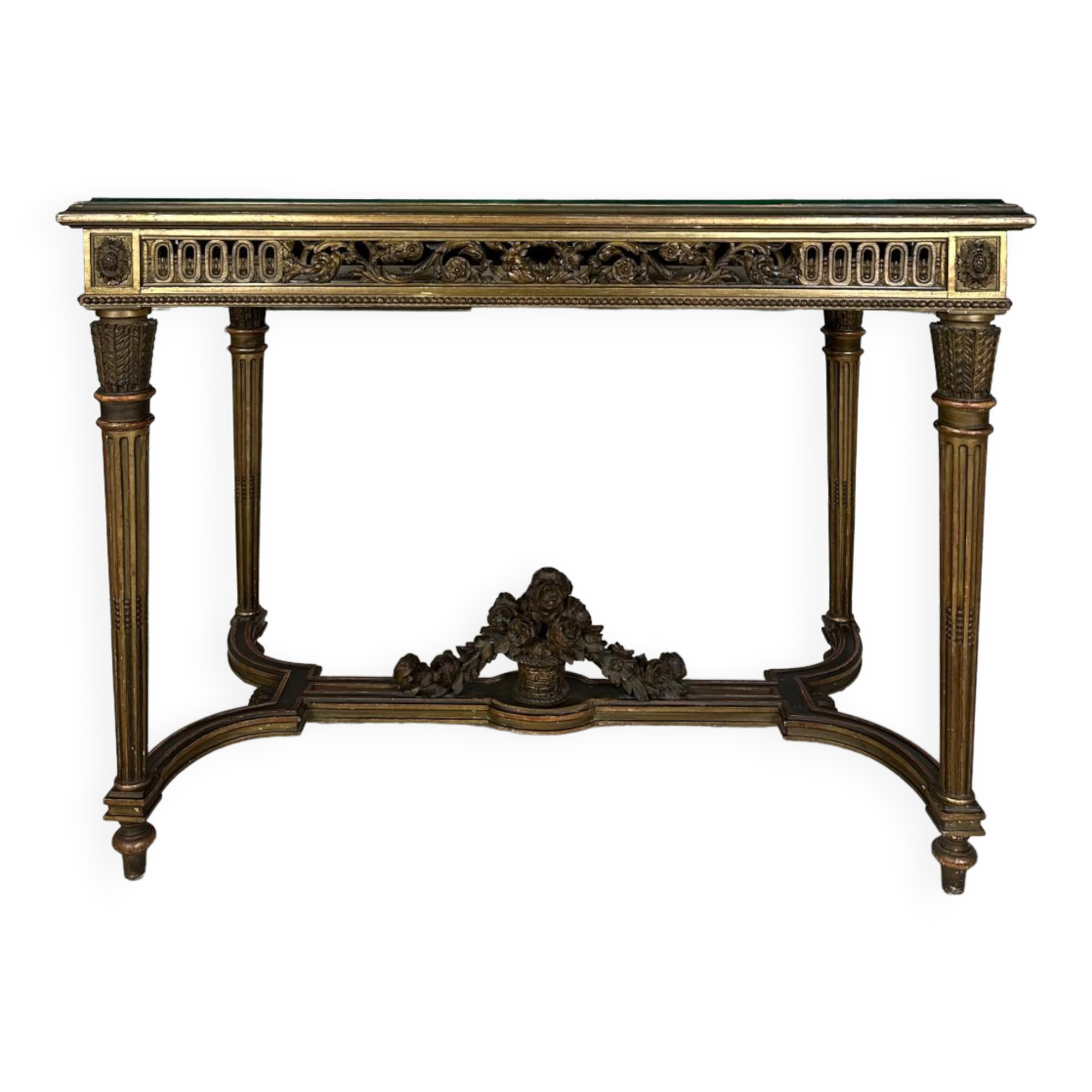 Golden Louis XVI style table