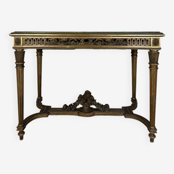 Table de style Louis XVI doré