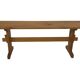 Vintage Scandinavian pinewood bench from the 1960's modern design